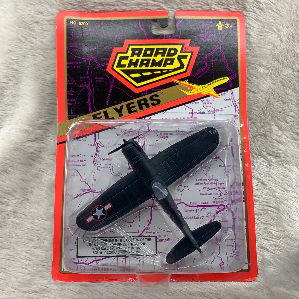 Road Champs “F-4U Corsair” Diecast Model (1995) – Vintage Collectible